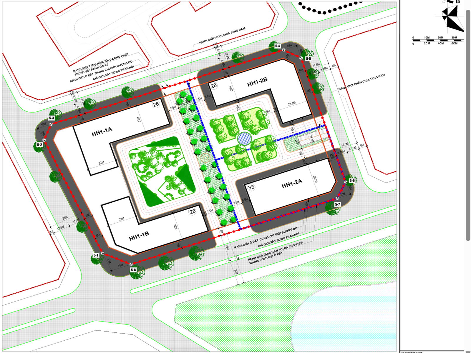 Mặt bằng The Magnolia Long Biên