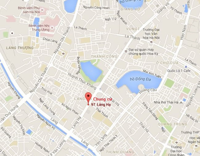 vị trí chung cư 97 99 láng hạ
